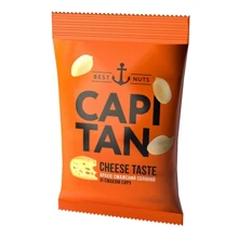 Арахис Capitan жареный соленый со вкусом сыра 70 г (4820240033295): Вес нетто 70 г