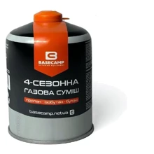 Газовий балон BaseCamp 4 Season Gas 450 г (BCP 70400): Тип Газовый баллон