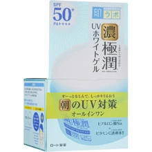 HADA LABO Koi-Gokujyun UV White Gel SPF50+ PA++++ Солнцезащитный гиалуроновый гель для лица 90 g: Назначение Защита от солнца