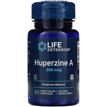 Life Extension Huperzine A Гуперзин А 200 мкг 60 вегетарианских капсул: Форма выпуска Капсулы