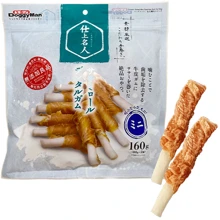 Ласощі для собак DoggyMan Chicken Fillet Dental Gum в'ялена курка 6 см 160 г (56155): Виробник DoggyMan