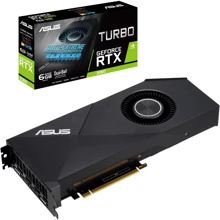 Видеокарта ASUS GeForce RTX 2060 Turbo 6GB (TURBO-RTX2060-6G): Объем памяти, Гб 6