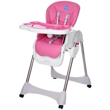 Стільчик для годування Bambi M 3216-2-8 Рожево-білий: Тип класичний стільчик