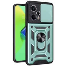 Чехол для телефонов Mobile Case Camshield Serge Ring Green for Xiaomi Poco F5 / Note 12 Turbo: Совместимость Xiaomi Poco F5 / Note 12 Turbo