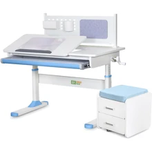 Комплект S ErgoKids TH-325 Blue парта + тумба (TH-325 + BD C3_ BLUE): Возраст ребенка от 4-х лет