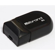 USB-флешка Mibrand 8GB Scorpio Black USB 2.0 (MI2.0/SC8M3B): Стандарт USB USB 2.0