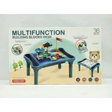 Игровой столик 3D693 2 в 1, столешница для конструирования и для рисования, крупные детали: Тип стол