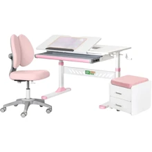 Комплект L ErgoKids TH-310 Pink парта + кресло + тумба (TH-310 + Y-412 Lite + BD C3_PINK): Возраст ребенка от 4-х лет