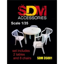 Аксессуары для диорамы DAN models Стол и стулья DAN-SDM35001: Производитель DAN models