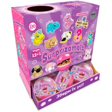 Мягкая игрушка-сюрприз в шаре Surprizamals S12+1 (11 видов в ассорт.) (SU03254): Тип забавные фигурки