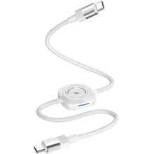 Кабель Proove Cable USB-C to USB-C Multi Charging 60W 1m White: Тип USB-C - USB-C