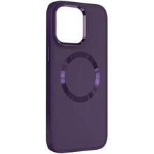 Чехол для iPhone TPU Case Bonbon Metal Style with MagSafe Dark Purple for iPhone 15 Plus: Цвет фиолетовый