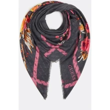 Женский платок Guess Mika Printed Kefiah темно-серый (AW8579MOD03-COA): Пол Женский