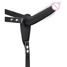 Страпон с вибрацией Fetish Tentation Vibrating Strap-On with Dildo Black: Для кого Для женщин