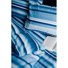 Простирадло SoundSleep Stripes блакитна 200x220 см (93120906): Тип простирадло