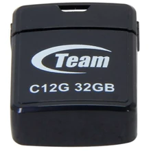 USB-флешка Team 32GB C12G USB 2.0 Black (TC12G32GB01): Стандарт USB USB 2.0