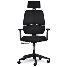 Офисное кресло Mealux Leo Air Plus Black (Y-546 KB): Тип для персонала