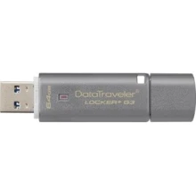 USB-флешка Kingston 64GB DataTraveler Locker+ G3 USB 3.0 Grey (DTLPG3/64GB): Стандарт USB USB 3.0