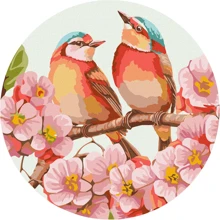 Картина по номерам Идейка Весеннее цветение ©art_selena_ua ø33 см (KHO-R1024): Производитель Идейка