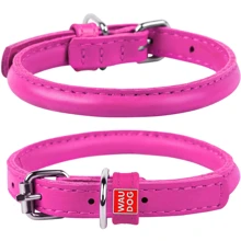 Ошейник круглый WAUDOG Glamour 6 мм 17-20 см розовый (22267): Производитель WAUDOG