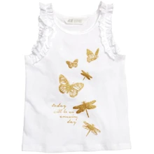 Майка H & M 5131266 110-116 см біла: Тип майки