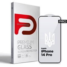 Защитное стекло для iPhone ArmorStandart Tempered Glass Pro 3D LE Black for iPhone 14 Pro (ARM65658): Тип защиты экрана на экран