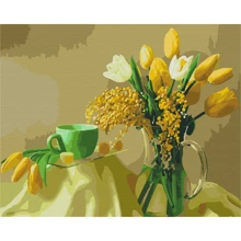 Картина за номерами Brushme Жовті тюльпани 40х50 см (BS9245): Виробник Brushme