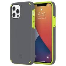 Чехол для iPhone Incipio Duo Case Gray/Volt Green (IPH-1896-VOLT) for iPhone 12 Pro Max: Цвет серый