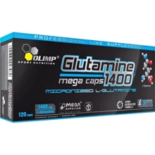 Аминокислота для спорта Olimp L-Glutamine 1400 Mega Caps 120 caps: Вкус Без вкуса