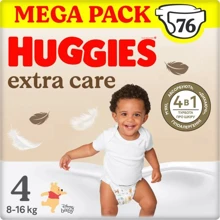 Підгузки Huggies Extra Care Size Розмір 4 (8-16 кг) 76 шт (5029053583167): Тип Подгузники