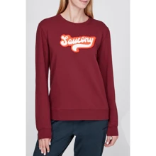 Свитшот Saucony Rested Crew (800344-ZN) 44 бордовый: Сезон Демисезон