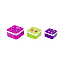 Набор контейнеров для еды Trunki (разноцветные) (0301-GB01): Количество отделений 1