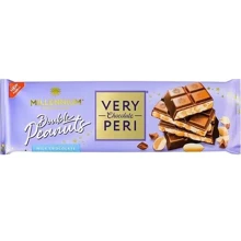 Шоколад Millennium Very Peri молочний з подрібненим начинкою і цілим арахісом 285 г (4820240035688): Вага, г 285