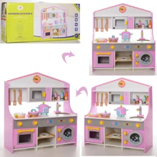Деревянная игрушка Кухня MD 2259 63х27х69 см, плита, духовка, мойка, посуда: Производитель Kitchen Set