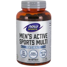 Now Foods Men's Active Sports Multi Мужские мультивитамины 180 гелевых капсул: Пол Мужской