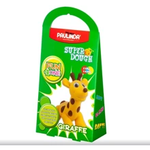 Масса для лепки Paulinda Super Dough Fun4one Жираф (подвижные глаза): Производитель PAULINDA