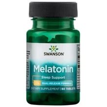 Swanson Ultra Melatonin, Dual Release, 3 mg, 60 Tablets (SWA-02114): Форма выпуска Таблетки