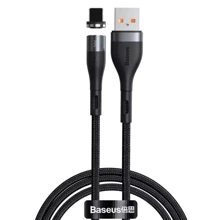 Кабель Baseus USB Cable to Lightning Magnetic Zinc Safe 1m Black (CALXC-KG1): Тип USB Cable - Lightning