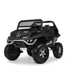 Дитячий двомісний електромобіль Джип Bambi Racer Mercedes, чорний (M 4133EBLRS-2): Вид джип