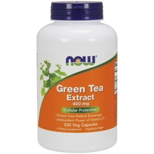NOW Foods GREEN TEA EXTRACT 400 mg 250 VCAPS Екстракт зеленого чаю: Тип Зелений чай