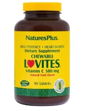 Natures Plus Lovites Chewable Vitamin C 500 mg, 90 Tablets: Тип Витамин C