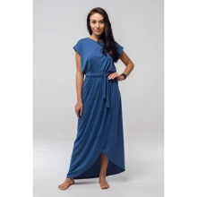 Платье FLFashion Asti ППА 2134 48-50 синее повседневное длинное макси: Состав Полиэстер, Вискоза