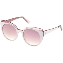 Женские солнцезащитные очки Guess с градуированными зеркальными линзами, бабочка (PGU7592-21U57): Пол Женский