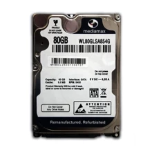 Внутренний жесткий диск Mediamax WL80GLSA854G: Форм-фактор 2.5"