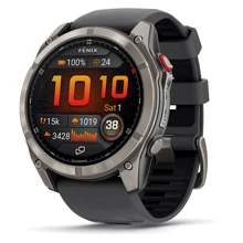 Смарт-часы Garmin Fenix 8 Pro AMOLED 51mm Sapphire Titanium with Graphite/Black Silicone Band (010-03199-11)