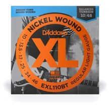 Струна для гитар Струны D'ADDARIO EXL110BT XL NICKEL WOUND BALANCED TENSION REGULAR LIGHT (10-46): Тип Комплект струн