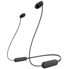 Наушники Sony WI-C100 Black: Тип конструкции вакуумные