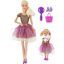 Детская кукла DEFA Lucy Bambi 8304 с дочкой (Розовый): Возраст от 3 лет
