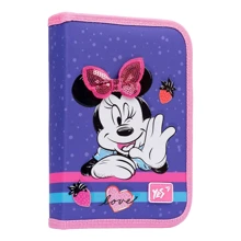 Пенал твердый YES одинарный с клапаном HP-03 Minnie Mouse, фиолетовый (533058): Год выпуска коллекции 2021