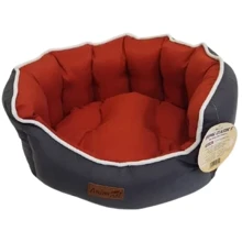 Лежак AnimAll Rolyal Classic S Gray- Red АТ 4512 48x42x20 (9164-1708E): Тип Лежак